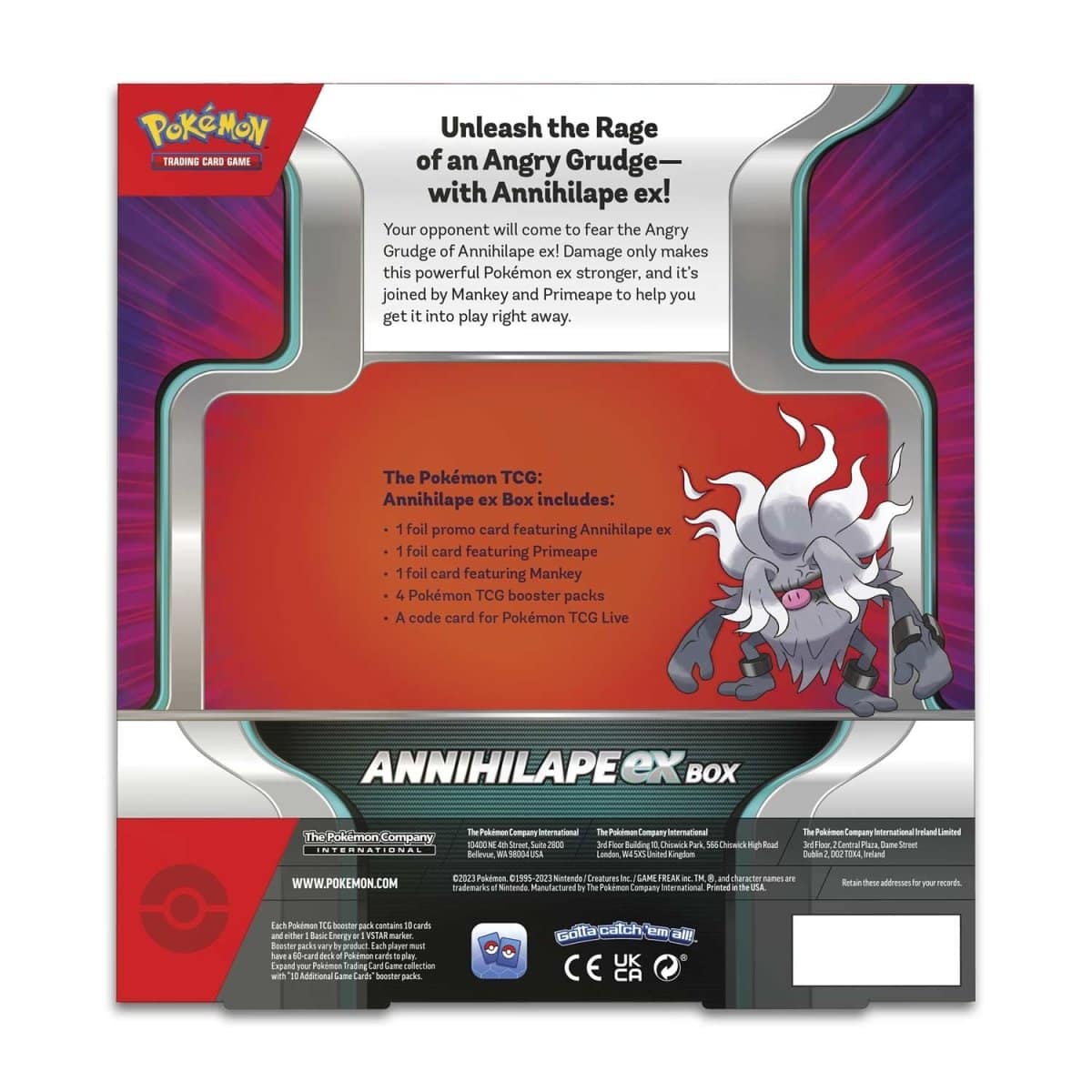 The Pokémon TCG: Annihilape ex Box 4 The Pokémon TCG: Annihilape ex Box