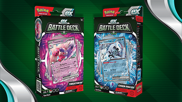 Pokémon TCG: Chien-Pao ex Battle Deck 2 Pokémon TCG: Tinkaton ex Battle Deck & Chien-Pao ex Battle Deck