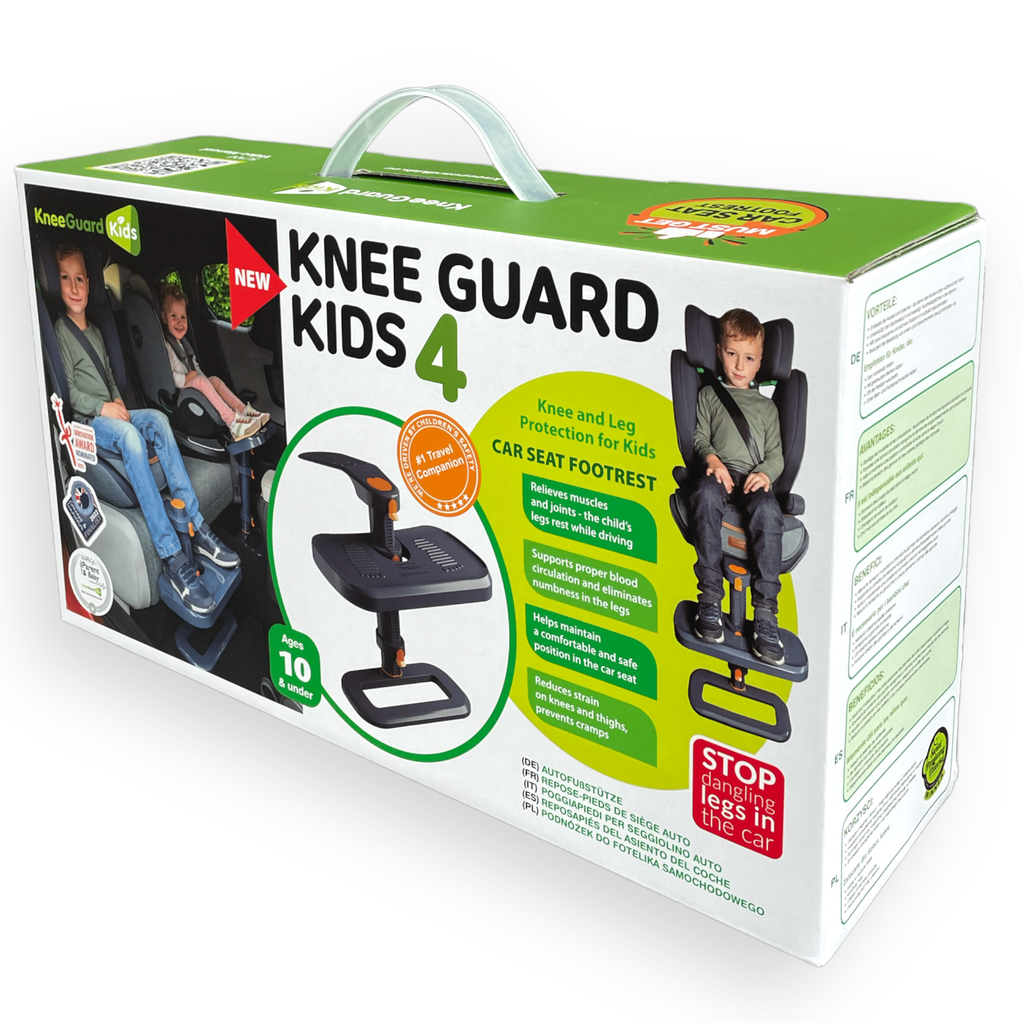 KneeGuardKids 4 Turvaistuimen jalkatuki 1 KneeGuard Kids 4