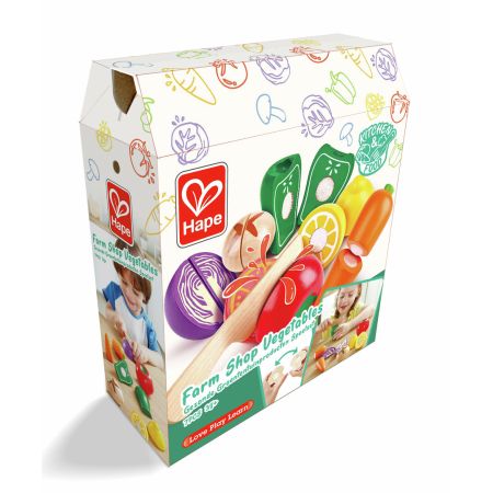 Hape puiset leikattavat vihannekset 5 Hape puiset leikattavat vihannekset