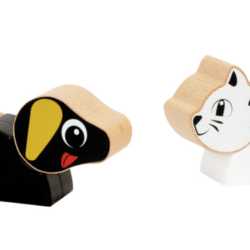 Brio Magneettinen Mäyräkoira ja kissa