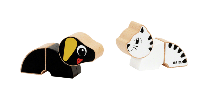 Brio Magneettinen Mäyräkoira ja kissa 1 Brio Magneettinen Mäyräkoira ja kissa
