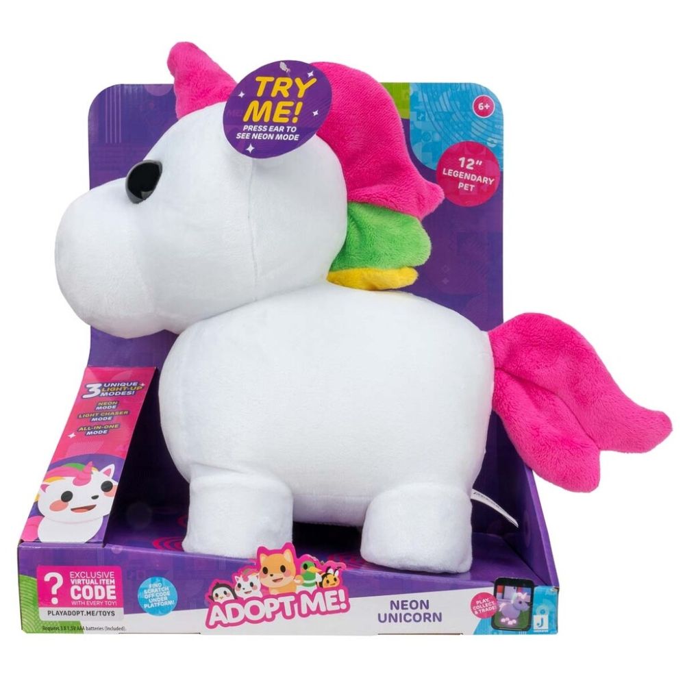 Adopt Me Mega Neon Unicorn 30cm 1 Adopt Me Mega Neon Unicorn 30cm