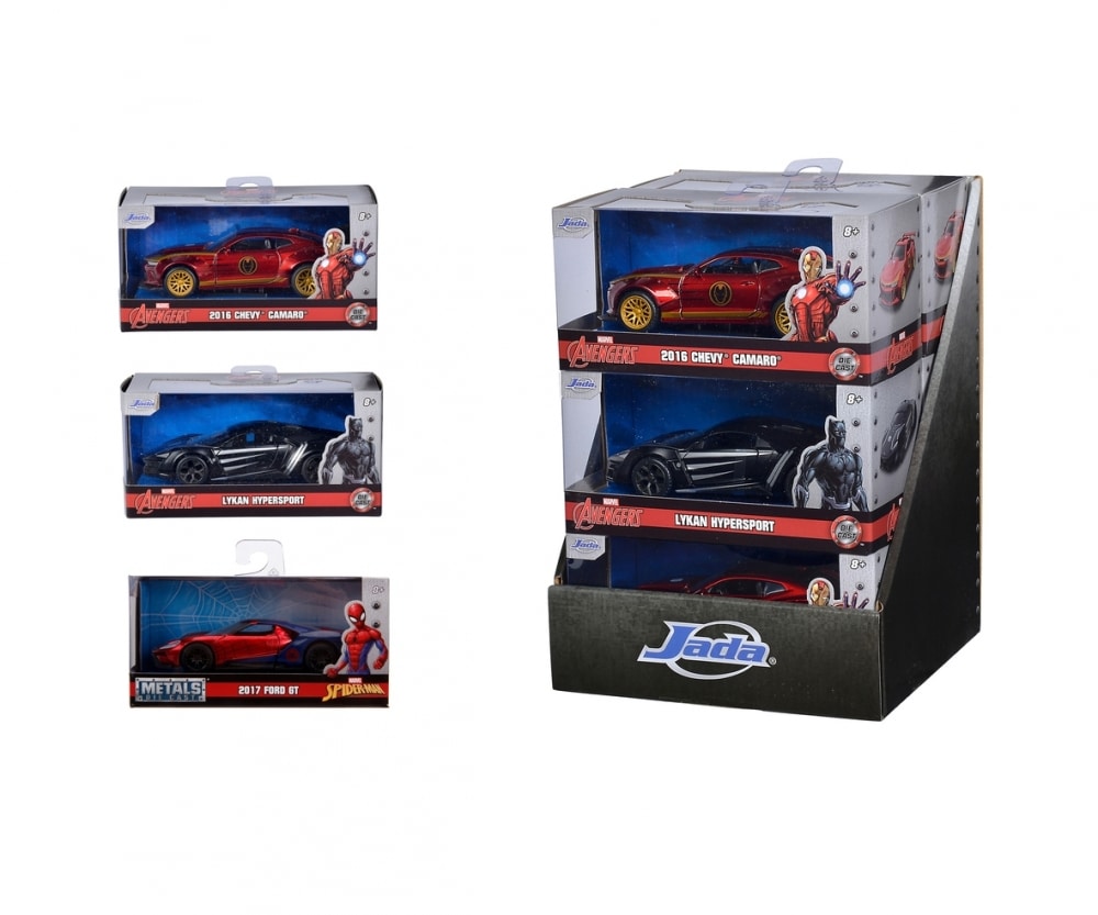 Jada Marvel Metalliset Keräilyautot 1 Jada Marvel Metalliset Keräilyautot