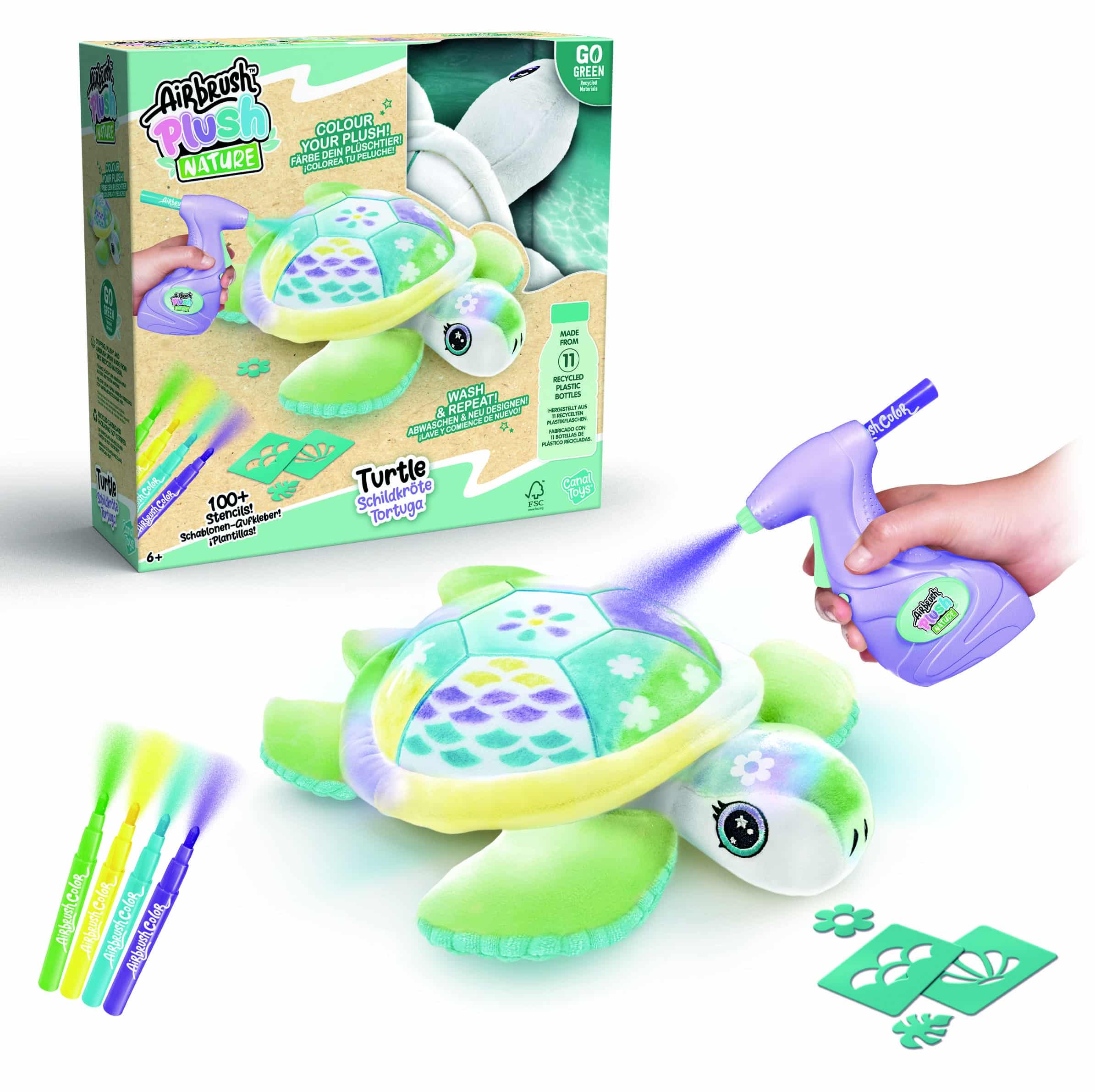 Airbrush Plush Nature Kilpikonna pehmo 2 Airbrush Plush Nature Turtle