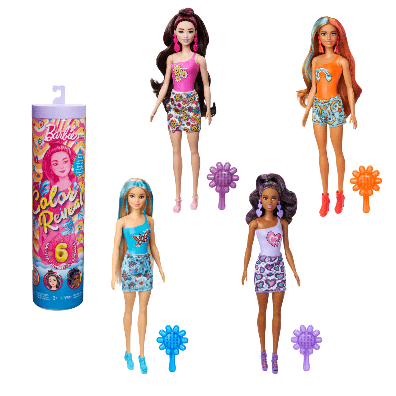 Barbie Color Reveal Rainbow Groovy 1 Barbie Color Reveal Rainbow Groovy-muksumassi.fi