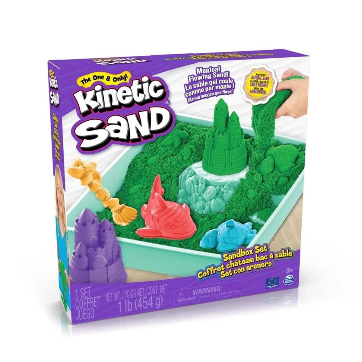 Kinetic sand sandbox set 1 Kinetic sand sandbox set