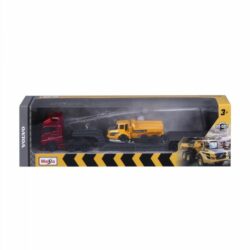 Maisto Mini Volvo autonkuljetusrekka dumpperilla