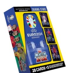 Match Attax Booster Tin jalkapallokortit Euro 2024