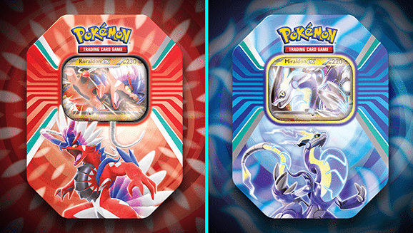 Pokémon Paldea Legends tin -metallirasia 1 Pokémon Paldea Legends tin