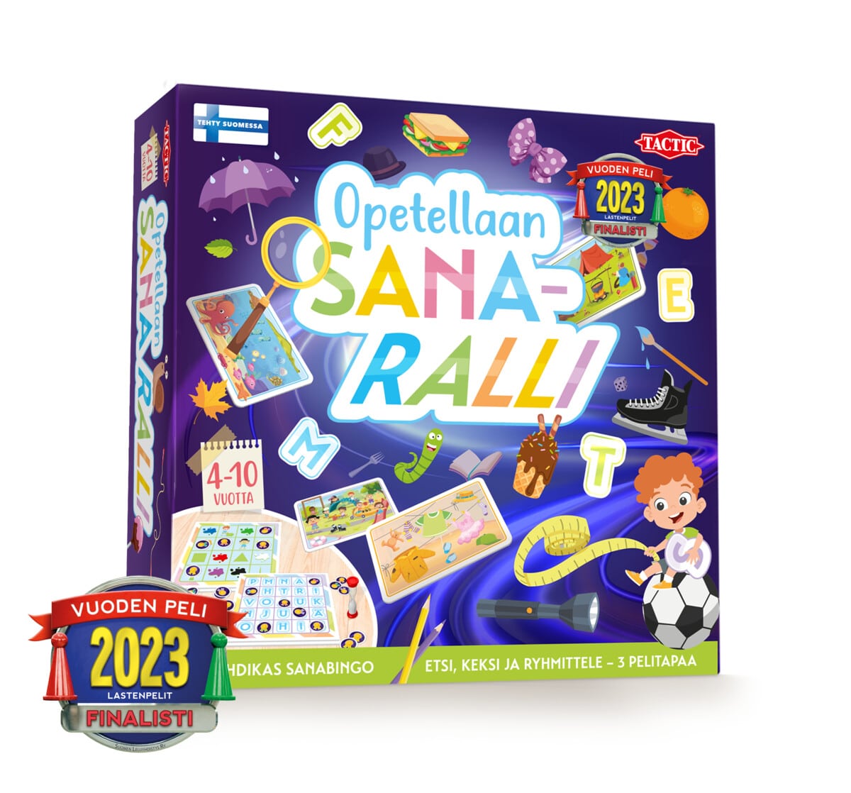 Tactic Opetellaan Sanaralli lautapeli 1 Tactic Opetellaan Sanaralli lautapeli