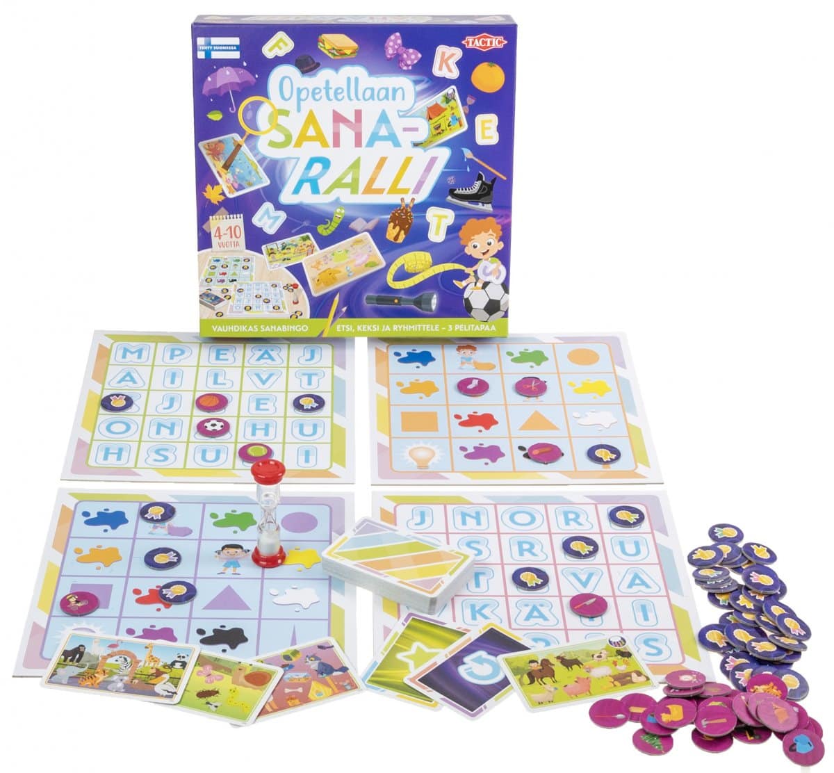 Tactic Opetellaan Sanaralli lautapeli 2 Tactic Opetellaan Sanaralli lautapeli - Image 2