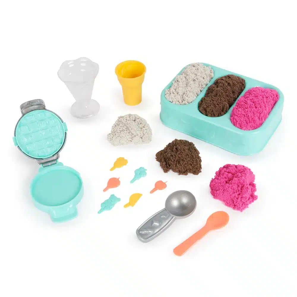 Kinetic Sand Jäätelöherkut taikahiekka 3 Kinetic Sand Jäätelöherkut