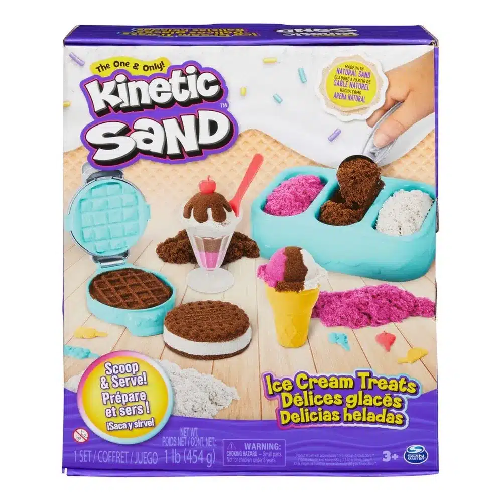 Kinetic Sand Jäätelöherkut taikahiekka 1 Kinetic Sand Jäätelöherkut