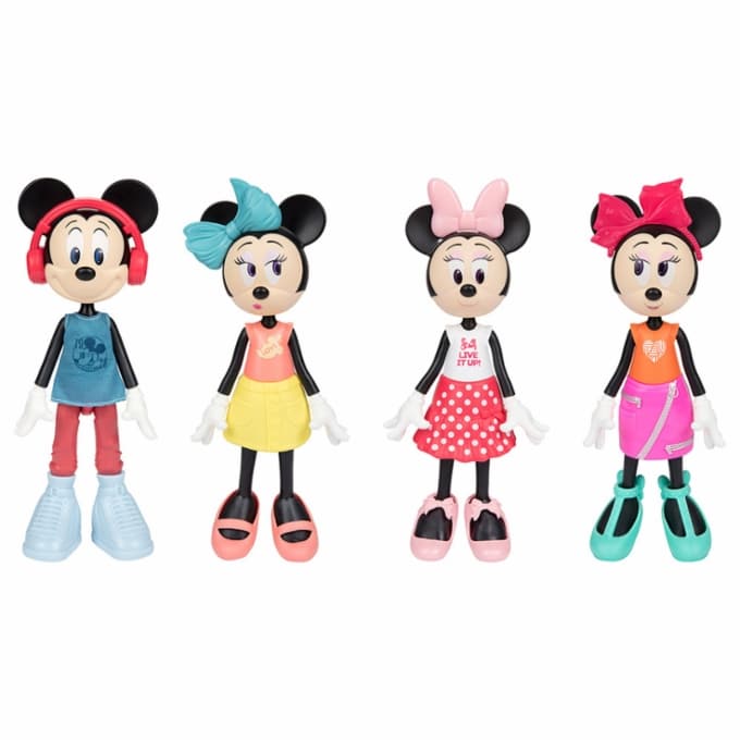 Disney Minnie ja Mikki Figuurit 2 Disney Minnie Nuket