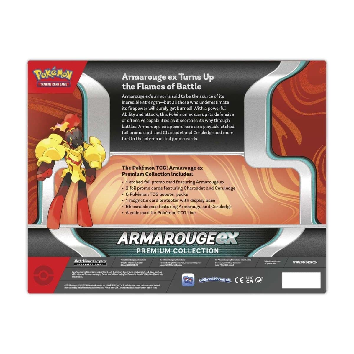 Pokémon TCG: ArmarougeEX box 6 Pokémon TCG: ArmarougeEX box