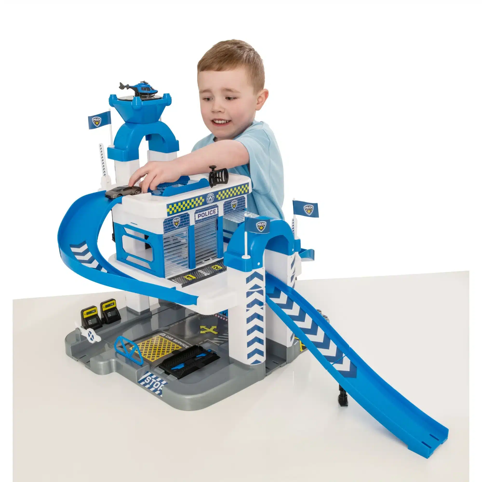 Teamsterz Poliisiasema + 5 ajoneuvoa 2 Teamsterz Poliisiasema