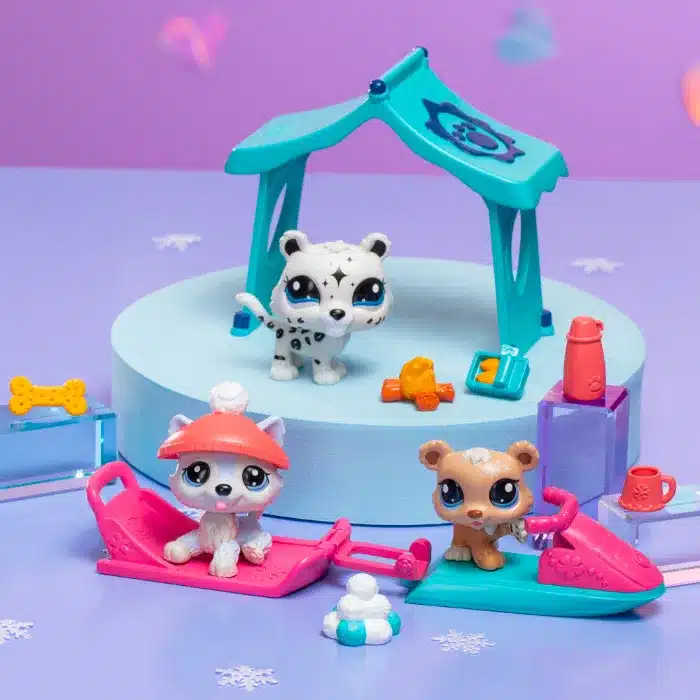 Littlest Pet Shop Snowy Day Play lemmikit 4 Littlest Pet Shop Snowy Day Play
