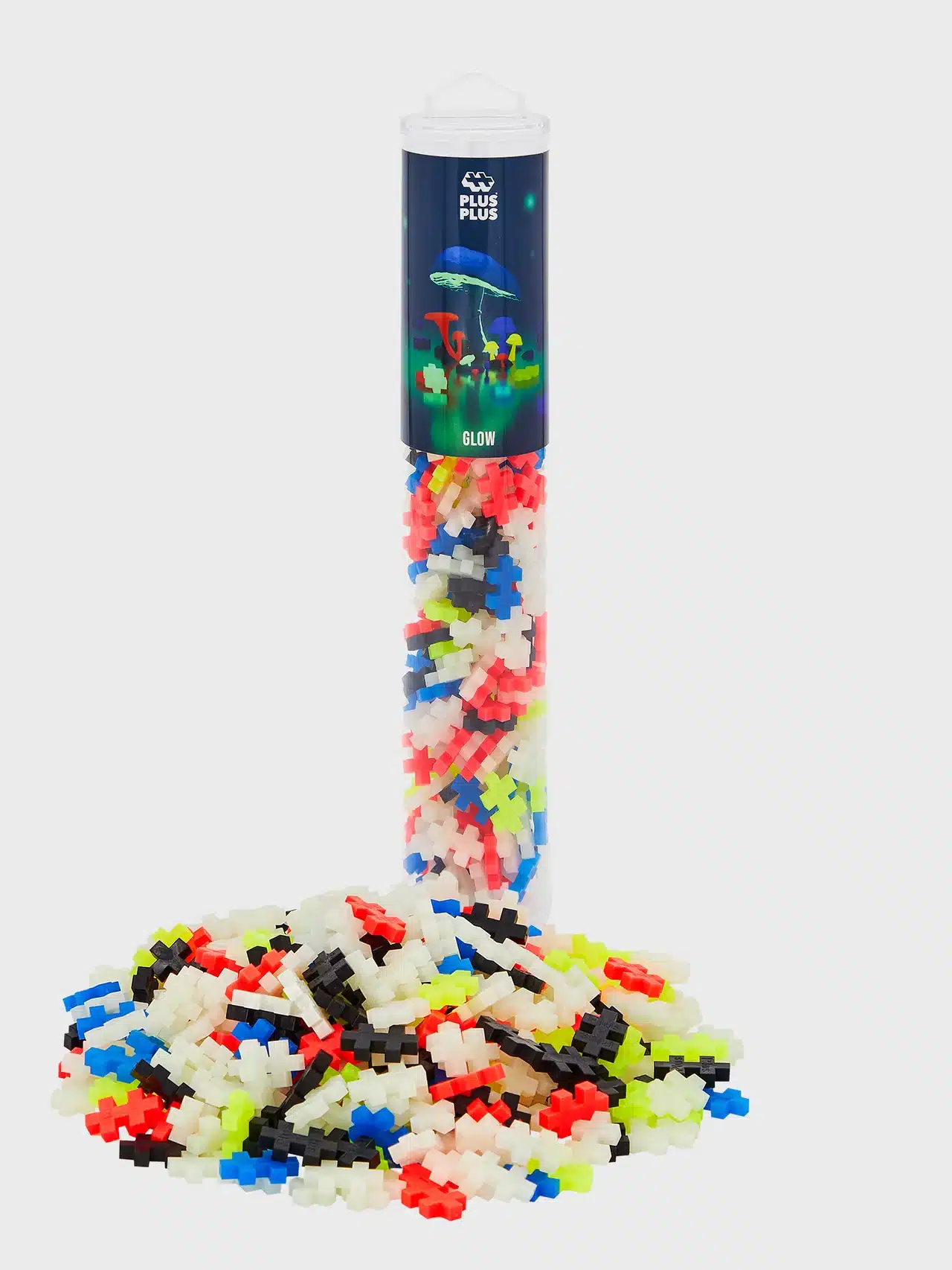 Plus-plus basic putki glow in the dark 240 palaa 2 Plus-plus basic putki glow in the dark 240 palaa - Image 2