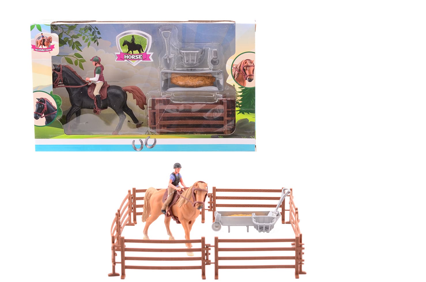 Horse Club Hevoset ja aitaus 1 Horse Club Hevoset ja aitaus