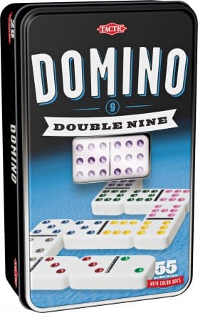 Domino Double 9 metallirasiassa 1 Domino Double 9 metallirasiassa-muksumassi.fi