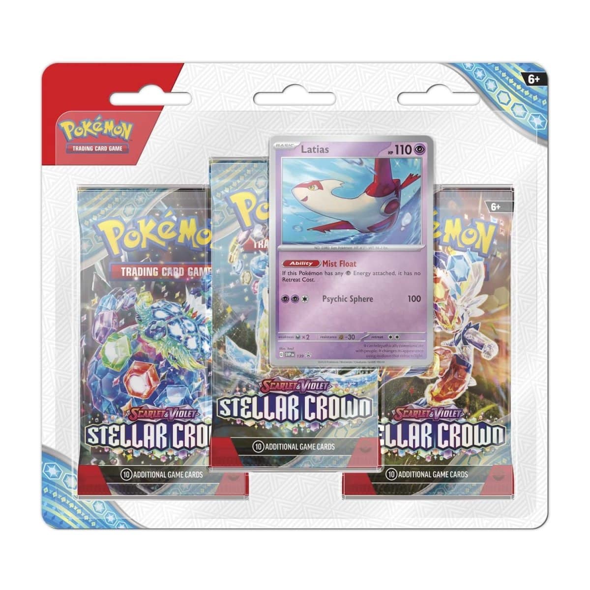Pokémon TCG: Scarlet & Violet Stellar Crown boosteri lahjapakkaus 1 Pokémon TCG: Scarlet & Violet Stellar Crown-muksumassi.fi