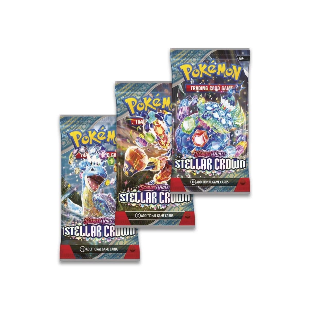 Pokémon TCG: Scarlet & Violet Stellar Crown boosteri lahjapakkaus 3 Pokémon TCG: Scarlet & Violet Stellar Crown