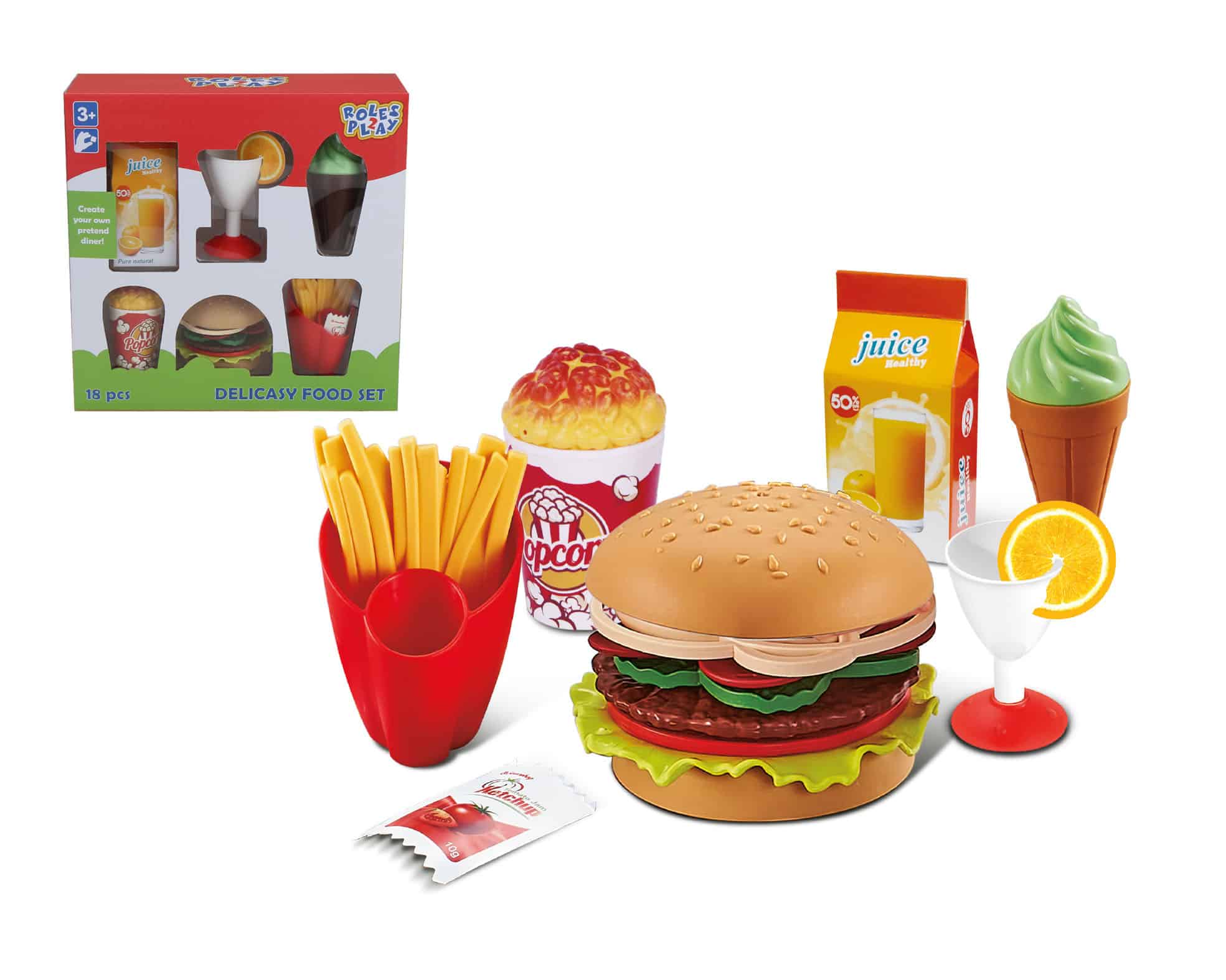 Hampurilaisravintola 1 Hampurilaisravintola lasten ravintolaleikkeihin!