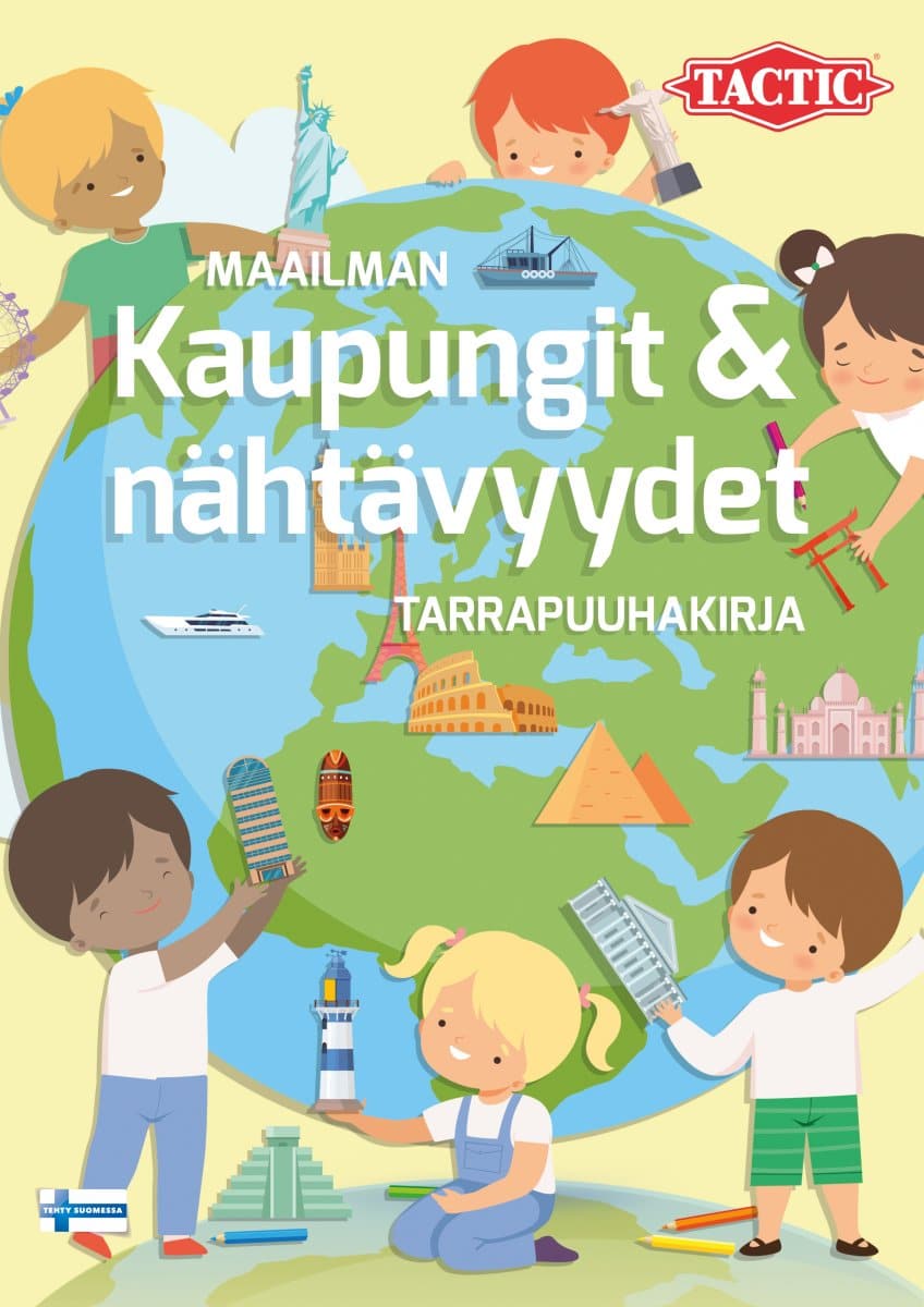 Maailman kaupungit ja nähtävyydet tarrapuuhakirja 1 Maailman kaupungit ja nähtävyydet tarrapuuhakirja-muksmassi.fi