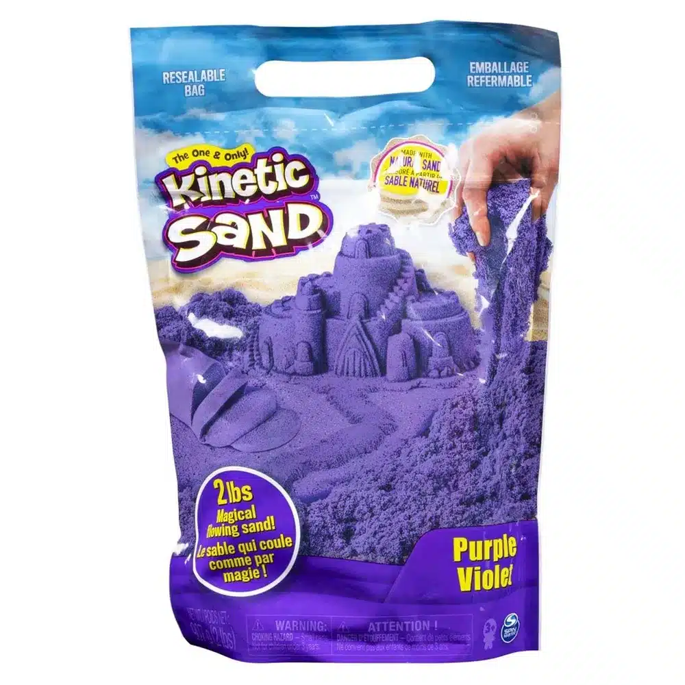 Kinetic Sand taikahiekka lila 1 Kinetic Sand taikahiekka lila-muksumassi.fi