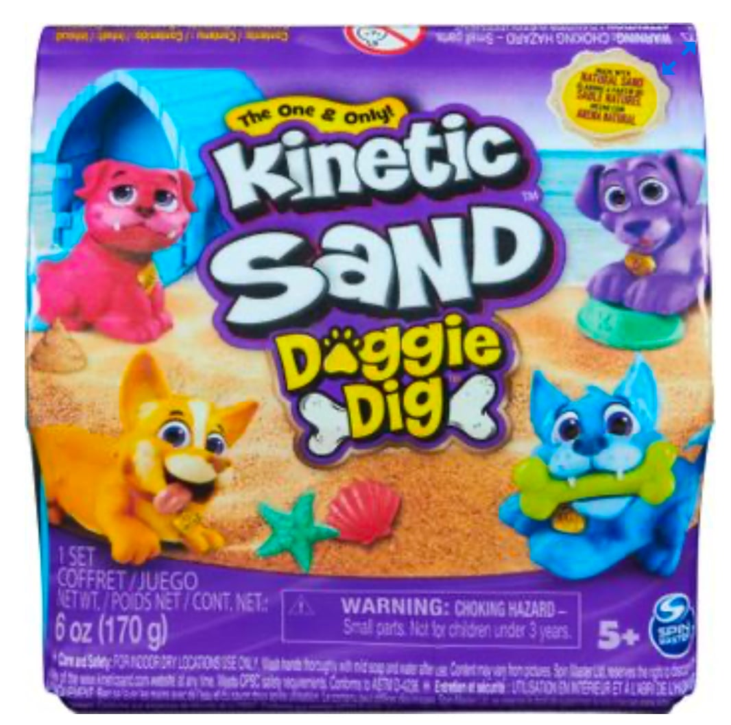 Kinetic Sand Doggie Dig taikahiekka 1 Kinetic Sand Doggie Dig taikahiekka-muksumassi.fi
