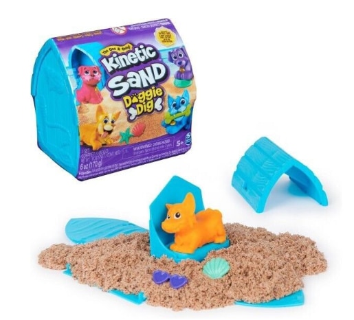 Kinetic Sand Doggie Dig taikahiekka 2 Kinetic Sand Doggie Dig taikahiekka-muksumassi.fi