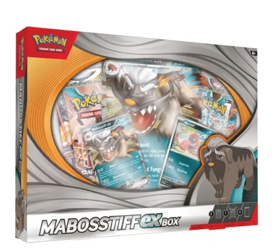 Pokemon TCG Mabosstiff Ex Box lahjapakkaus 1 Pokemon TCG Mabosstiff Ex Box lahjapakkaus-Muksumassi.fi