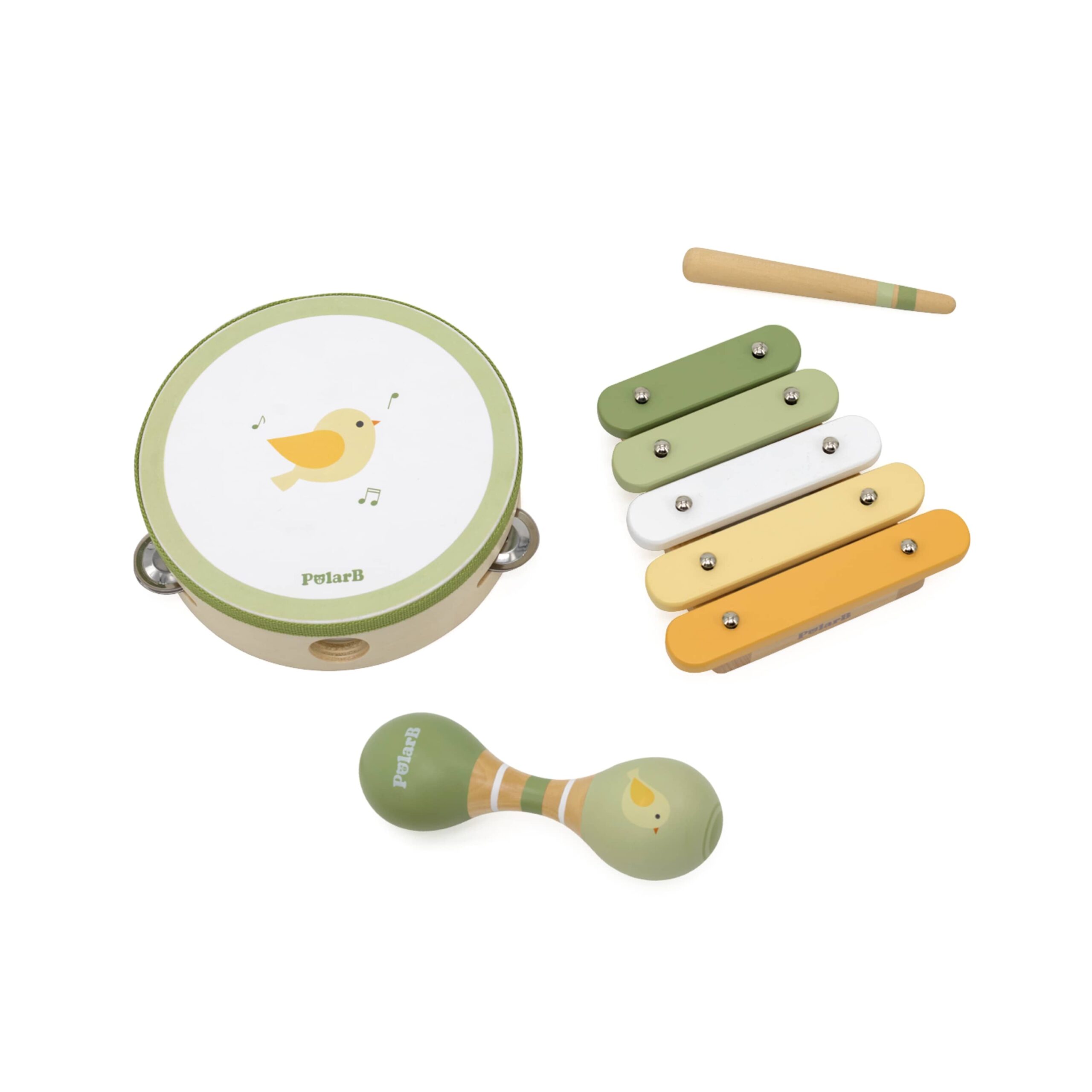 PolarB soitinsetti vihreä 1 PolarB soitinsetti-muksumassi.fi