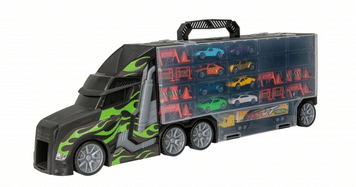 TEAMSTERZ Metro City Autonkuljetusauto ja 8 metalliautoa 2 TEAMSTERZ Metro City Autonkuljetusauto ja 8 metalliautoa