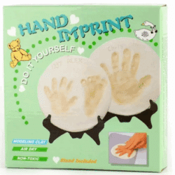 Kipsimuotti lapsen jalalle tai kädelle-muksumassi.fi