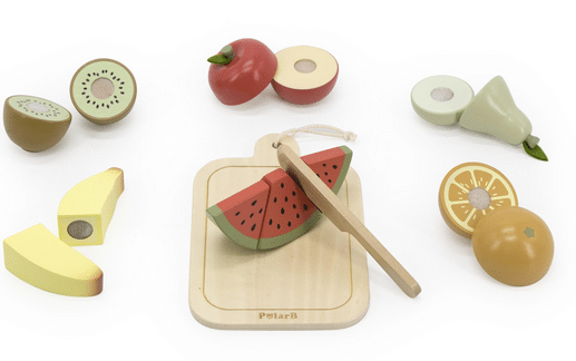 PolarB Puiset leikattavat hedelmät 3 PolarB Puiset leikattavat hedelmät