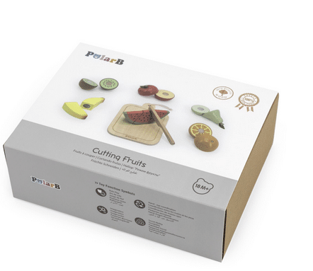 PolarB Puiset leikattavat hedelmät 2 PolarB Puiset leikattavat hedelmät