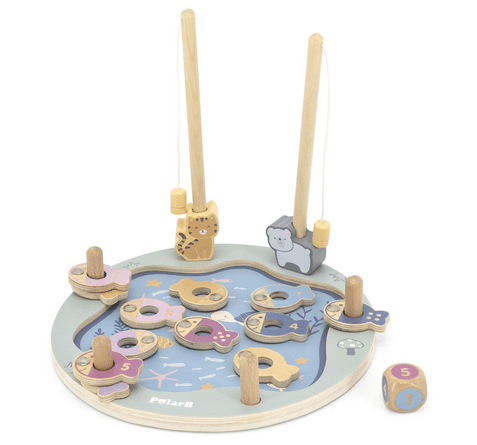 PolarB Puinen Magneettinen Kalastuspeli 1 PolarB Puinen Magneettinen Kalastuspeli-muksumassi.fi