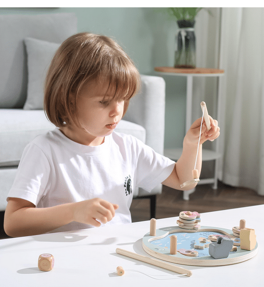 PolarB Puinen Magneettinen Kalastuspeli 2 PolarB Puinen Magneettinen Kalastuspeli