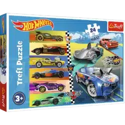 Trefl Hot Wheels 24 maxi palapeli-muksumassi.fi
