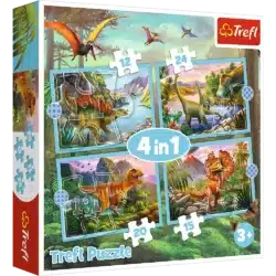 Trefl dinosaurus 4in1 palapeli-muksumassi.fi