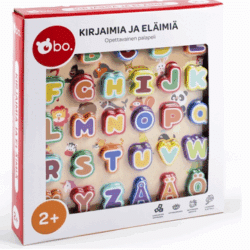 Opetuspalapeli Kirjaimet ja eläimet-muksumassi.fi