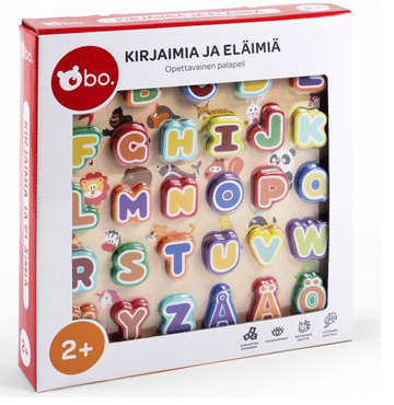 Opetuspalapeli Kirjaimet ja eläimet 1 Opetuspalapeli Kirjaimet ja eläimet-muksumassi.fi