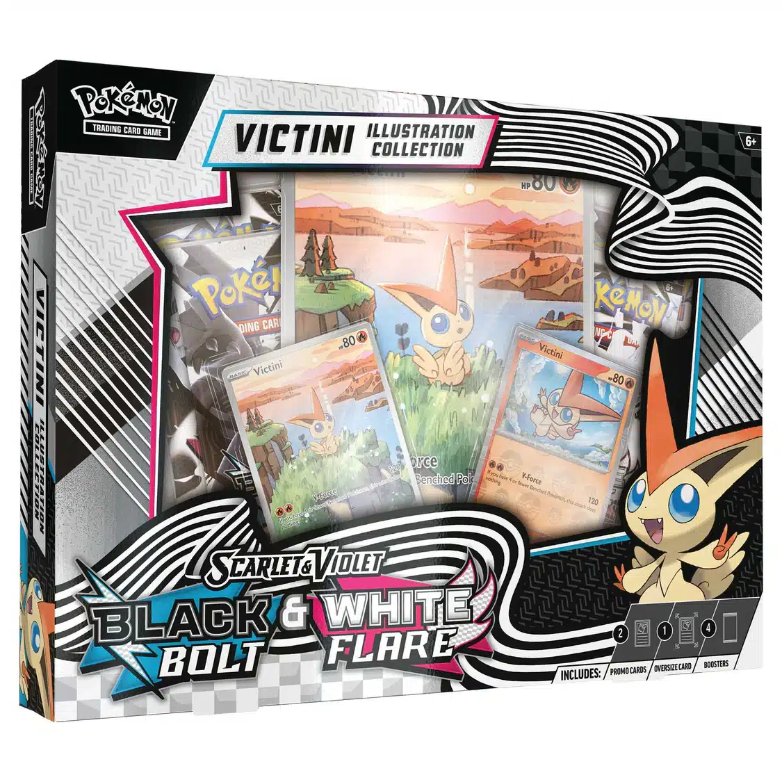 Pokémon TCG: Scarlet & Violet 10.5 - Black Bolt & White Flare Unova Victini Illustration Collection 1 Pokémon TCG: Scarlet & Violet 10.5 - Black Bolt & White Flare Unova-muksumassi.fi