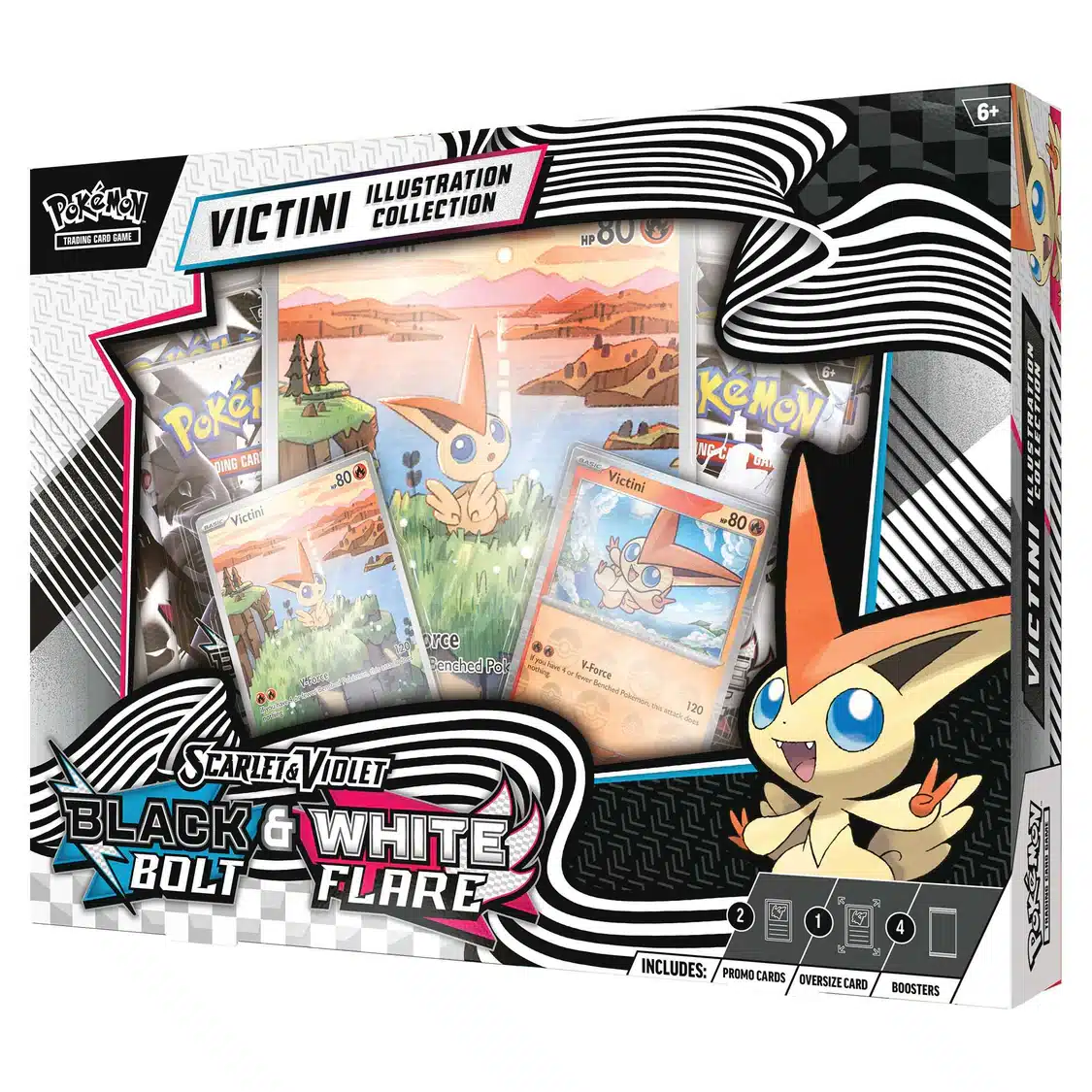 Pokémon TCG: Scarlet & Violet 10.5 - Black Bolt & White Flare Unova Victini Illustration Collection 2 Pokémon TCG: Scarlet & Violet 10.5 - Black Bolt & White Flare Unova-muksumassi.fi