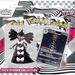 Pokémon Scarlet & Violet White Flare Tech Sticker-muksumassi.fi