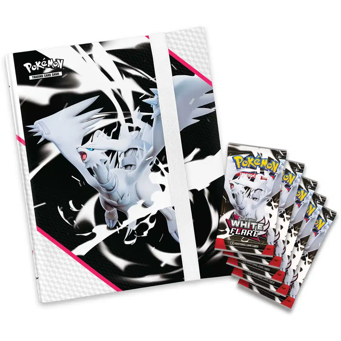 Pokémon TCG: Scarlet & Violet 10.5 - White Flare - Binder Collection Reshiram Lahjapakkaus 2 Pokémon TCG: Scarlet & Violet 10.5 - White Flare - Binder Collection Reshiram Lahjapakkaus - Image 2