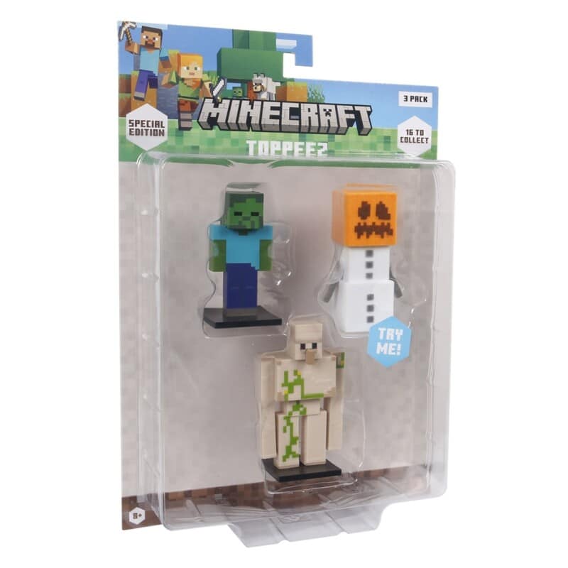 Minecraft 3D Special Edition figuuri 3 kpl 4 Minecraft 3D Special Edition figuuri 3 kpl