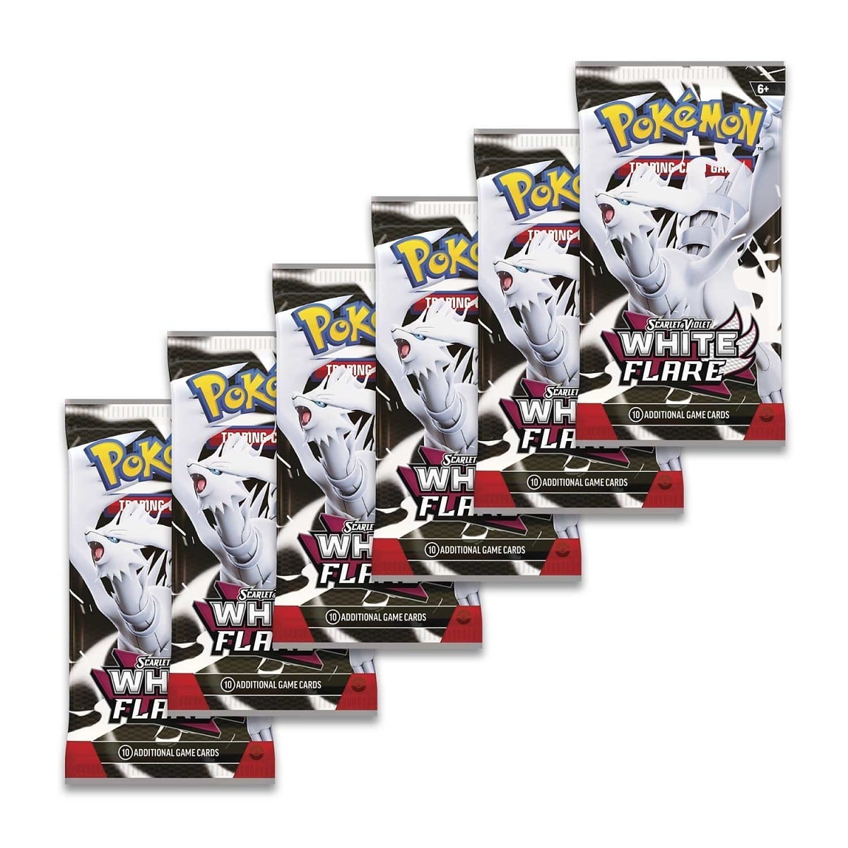 Pokémon TCG: Scarlet & Violet-white Flare Booster Bundle (6 Packs) 2 Pokémon TCG: Scarlet & Violet-white Flare Booster Bundle (6 Packs)